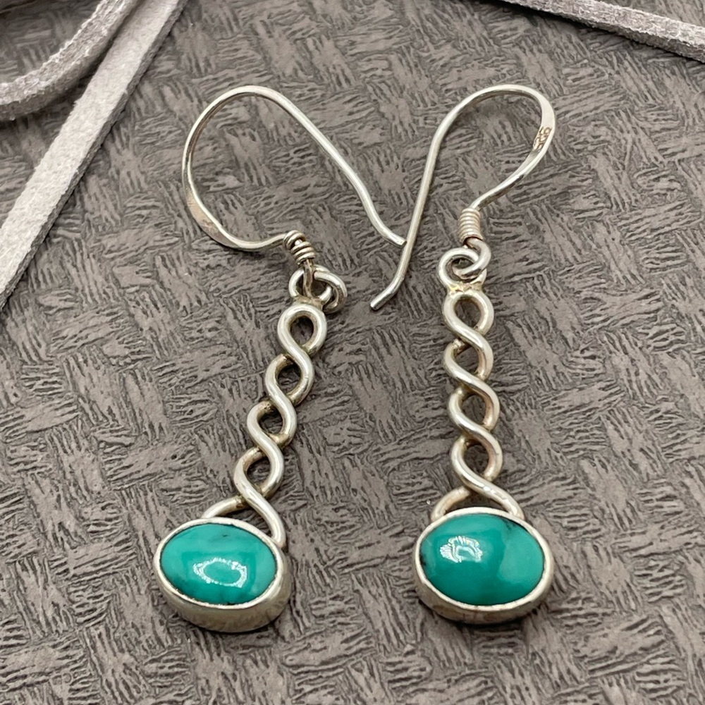Turquoise & Sterling Earrings!